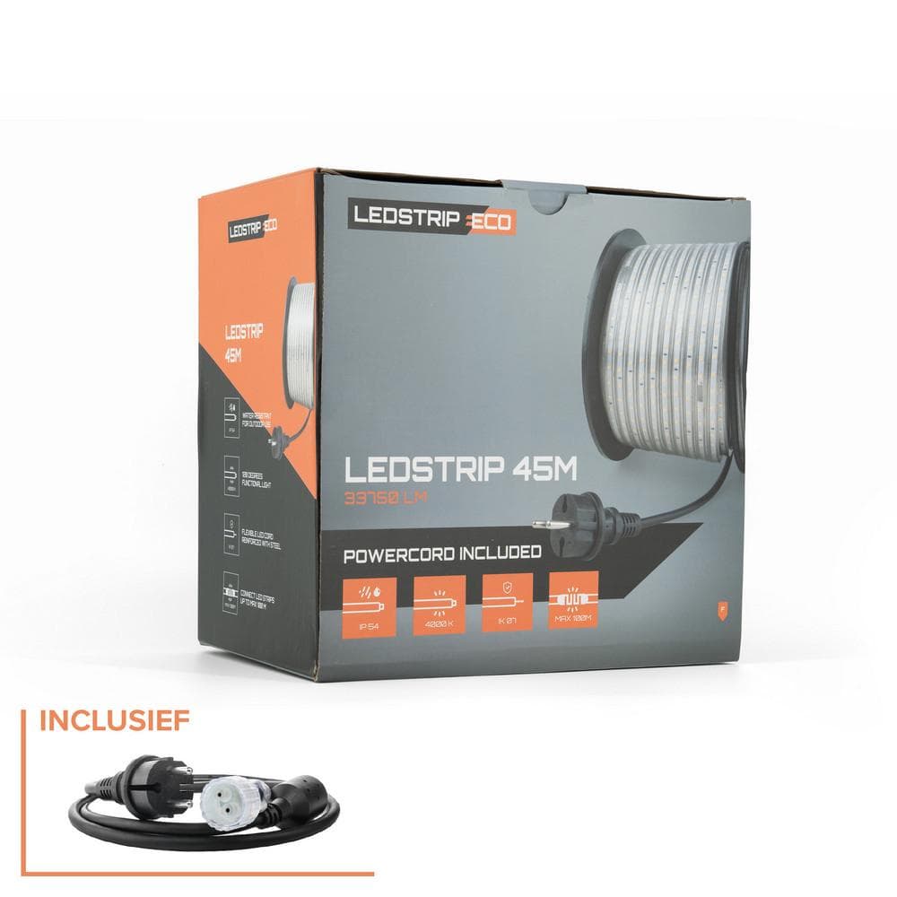 Lichtslang ECO 45m + stroomkabel 1.5m 