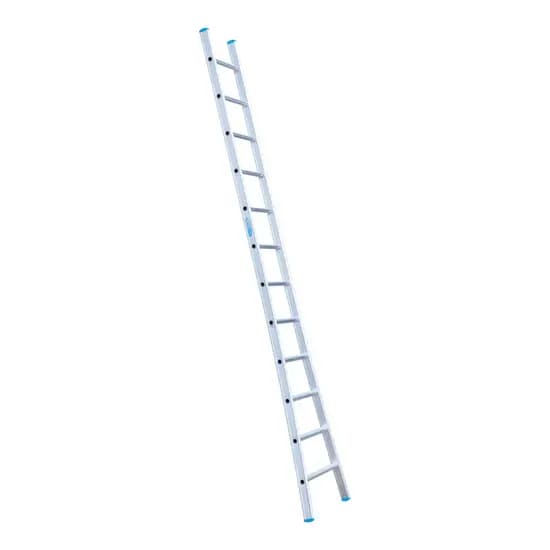 Eurostairs aluminium uitgebogen ladder 12 treden OP=OP