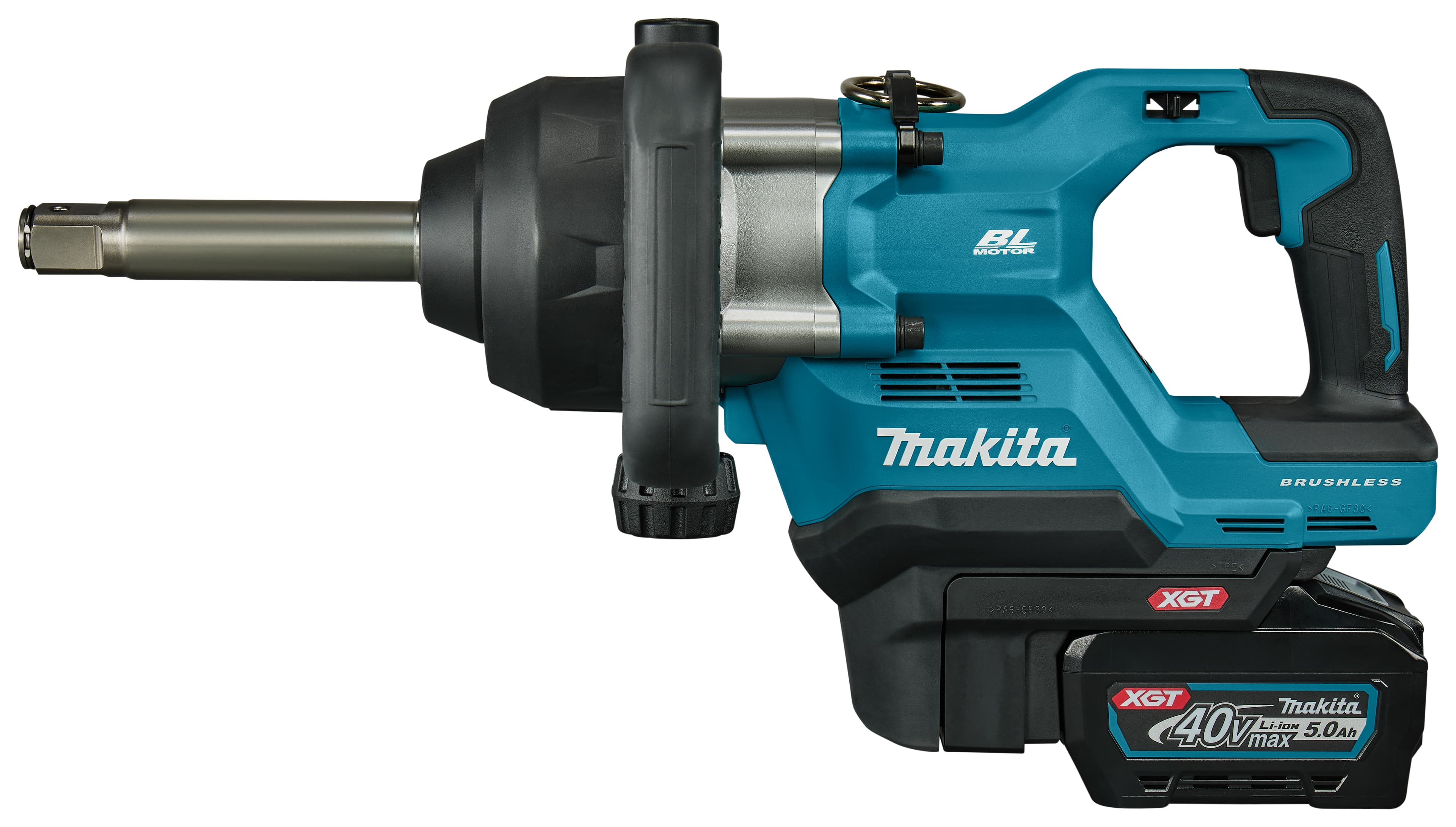 Makita slagmoersleutel TW010GT201 1″ 3150Nm frictiering 40V 2x 5.0Ah Mbox