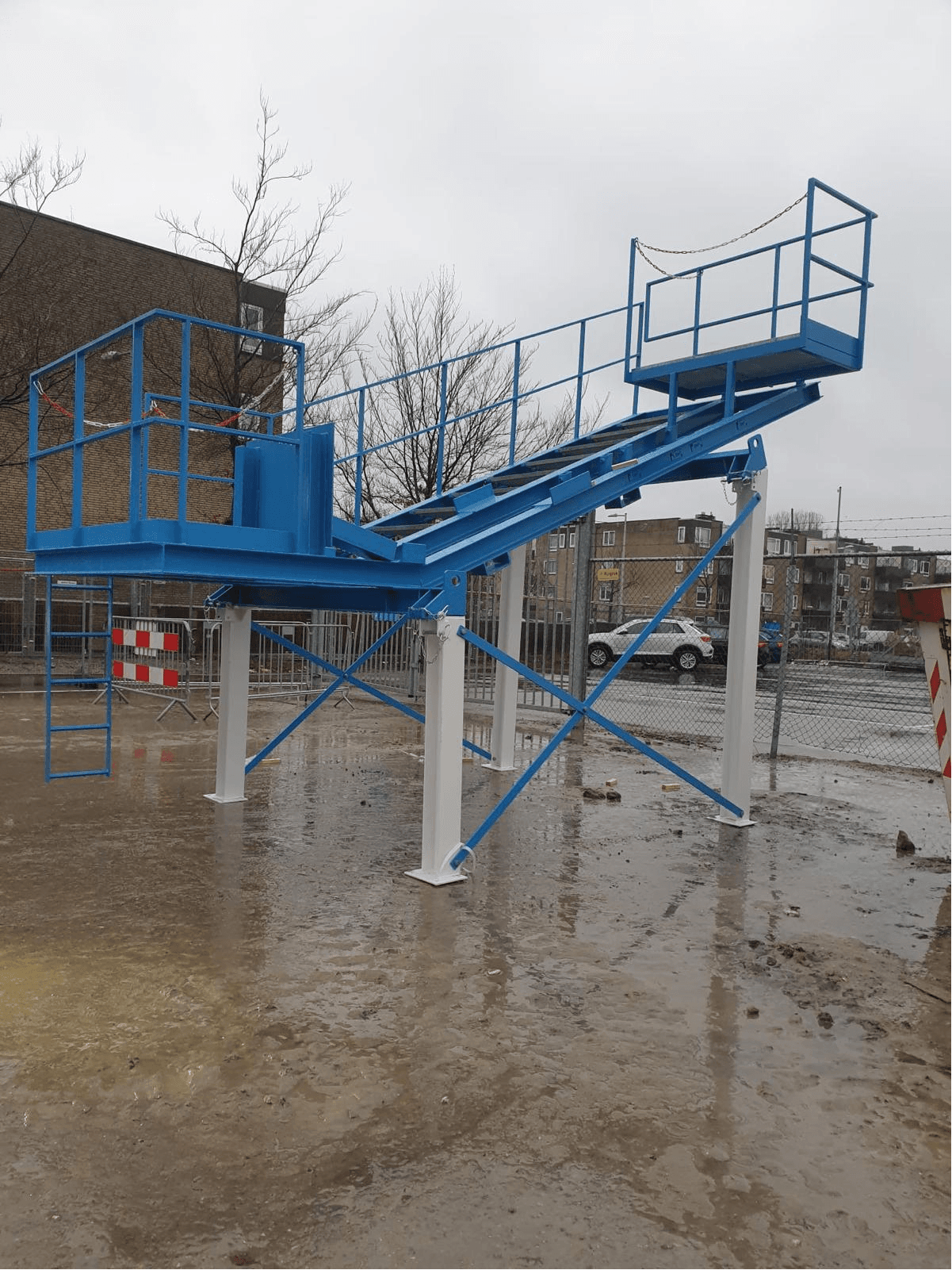 Reinigingsinstallatie voor betonkubels 1000-3000 liter