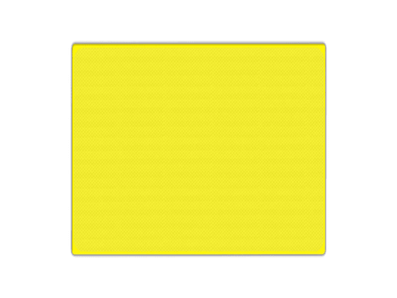 Tekstbord geel kaal reflecterend