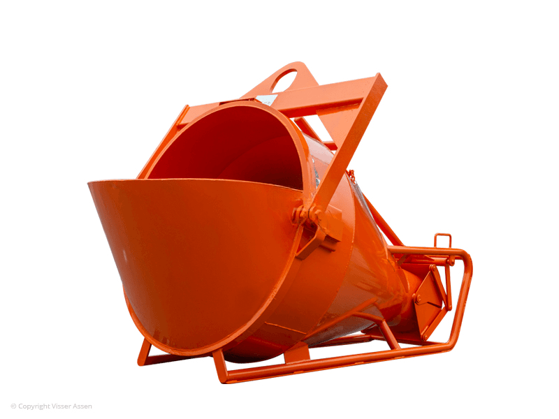 Betonkubel onderlossing 500 liter