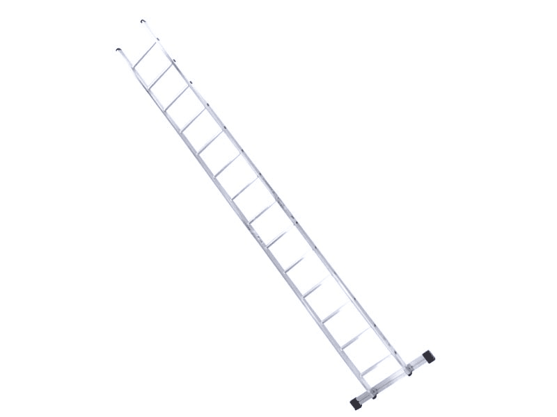 Ladder met rechte voet + balk 1x14 sporten | Euroline