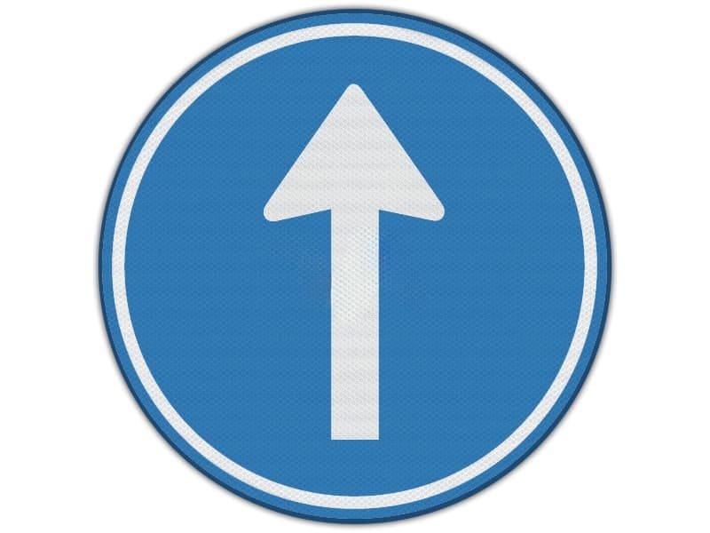 103332_Verkeersbord_RVV_D04___Verplichte_rijrichting_p1