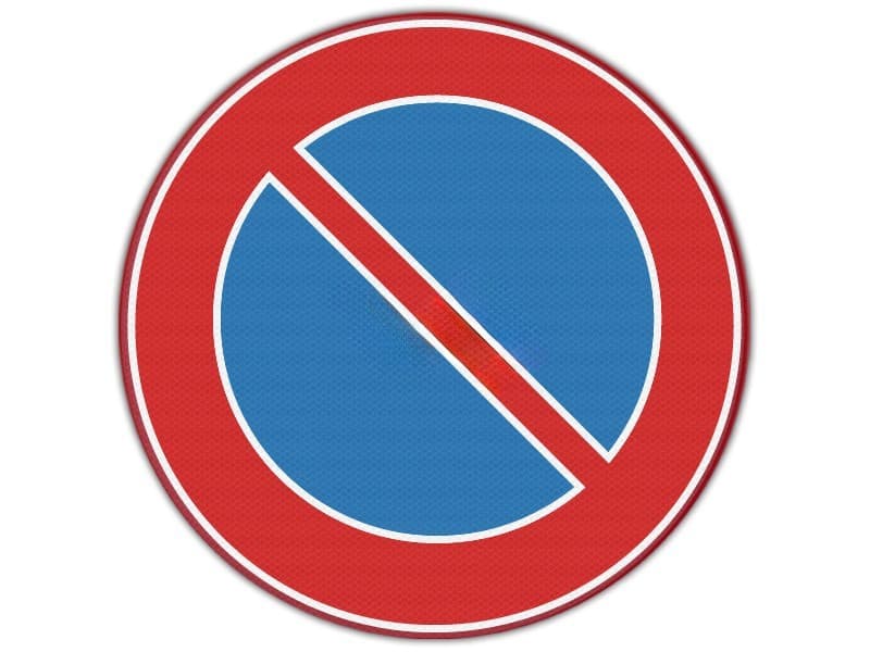 Verkeersbord RVV E01 - Parkeerverbod