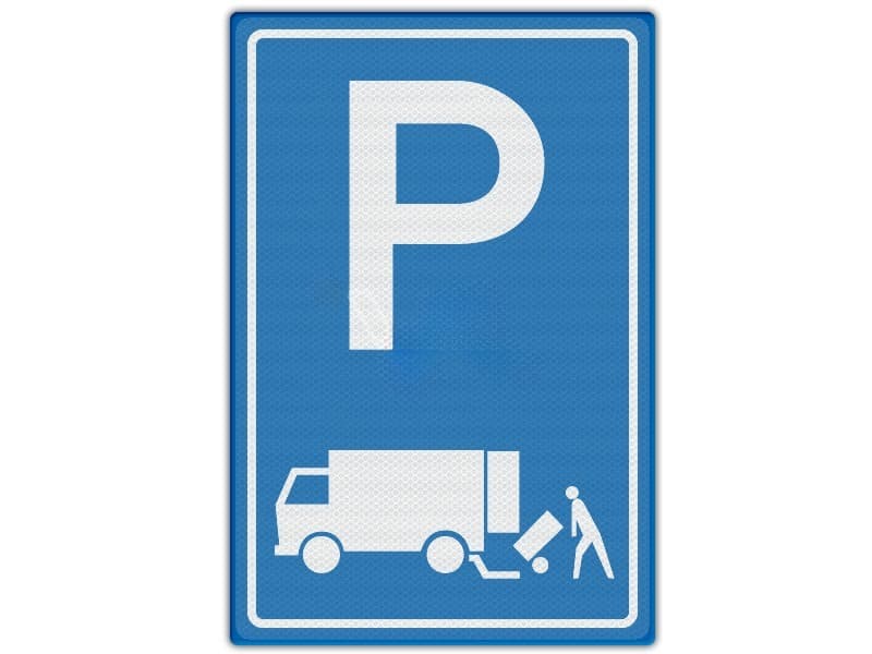 Verkeersbord RVV E07 - Parkeren laden en lossen