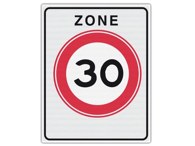 Verkeersbord RVV A01-30zb - 30km-zone