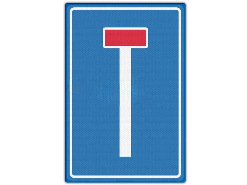 Verkeersbord RVV L08 - Doodlopende weg