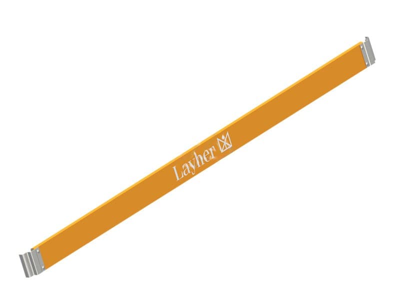 Rolsteiger kantplank 2.85m oranje Layher