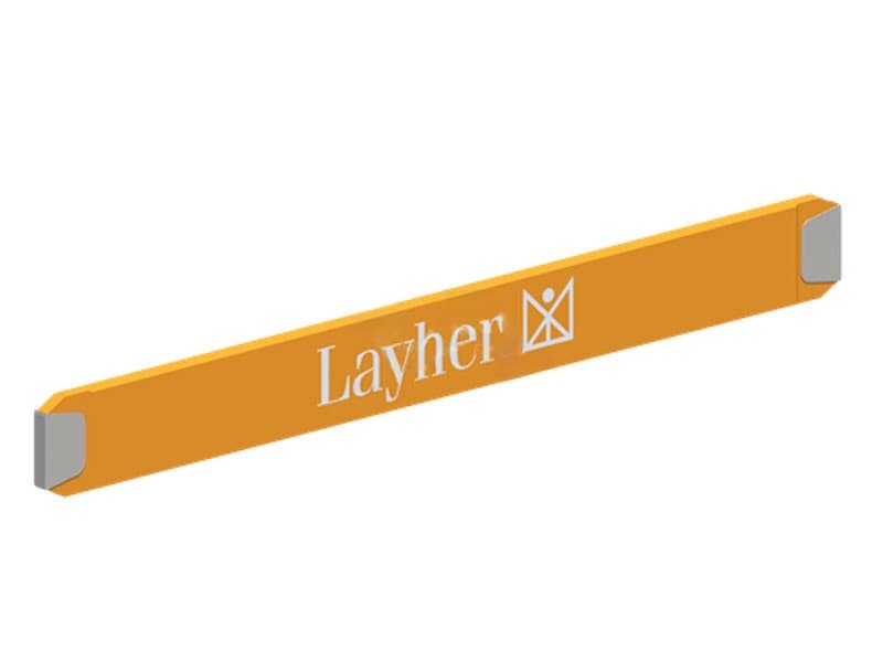 Rolsteiger kopkantplank 1.44 m oranje Layher