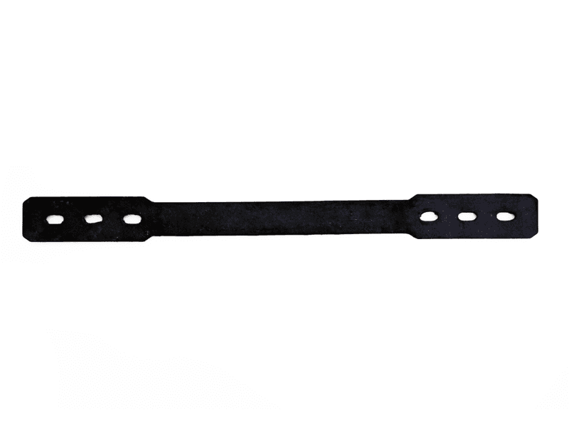 Kniebeschermer riempje rubber kort