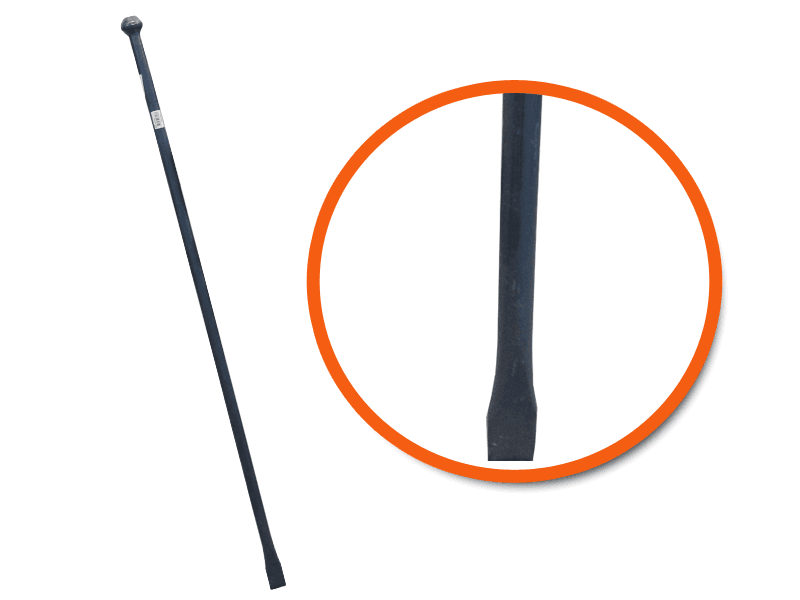 DeWit stootijzer rond 28mm