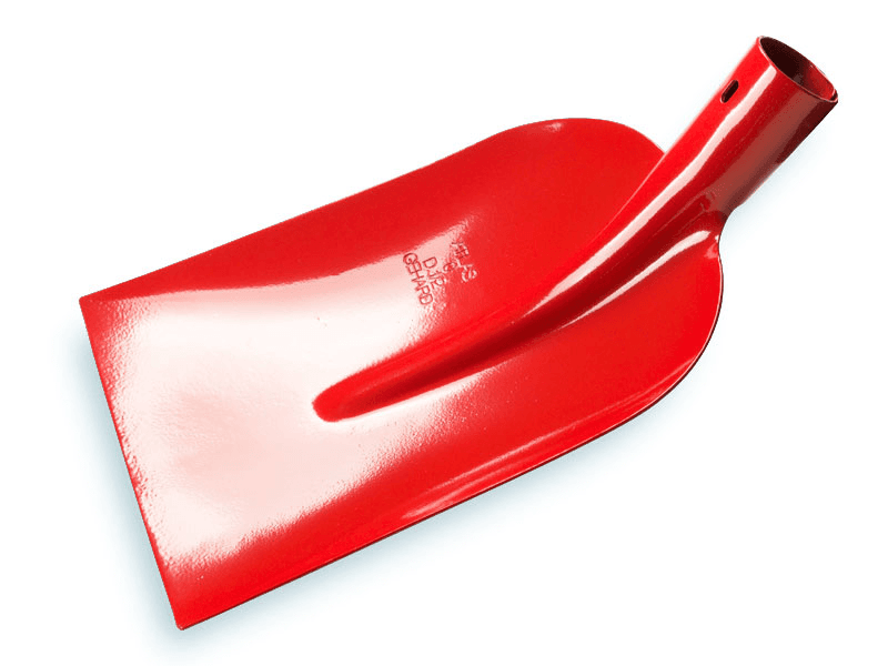 Betonschopblad rood gehard 1/2