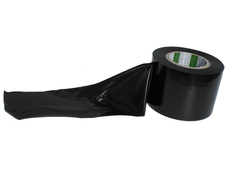 Tape verkeersborden zwart 100 mm