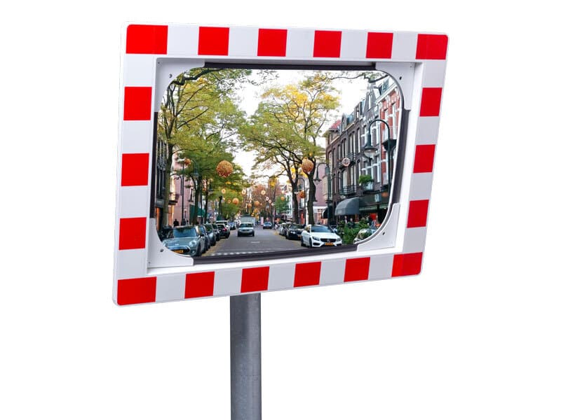 Verkeersspiegel polycarbonaat rechthoek