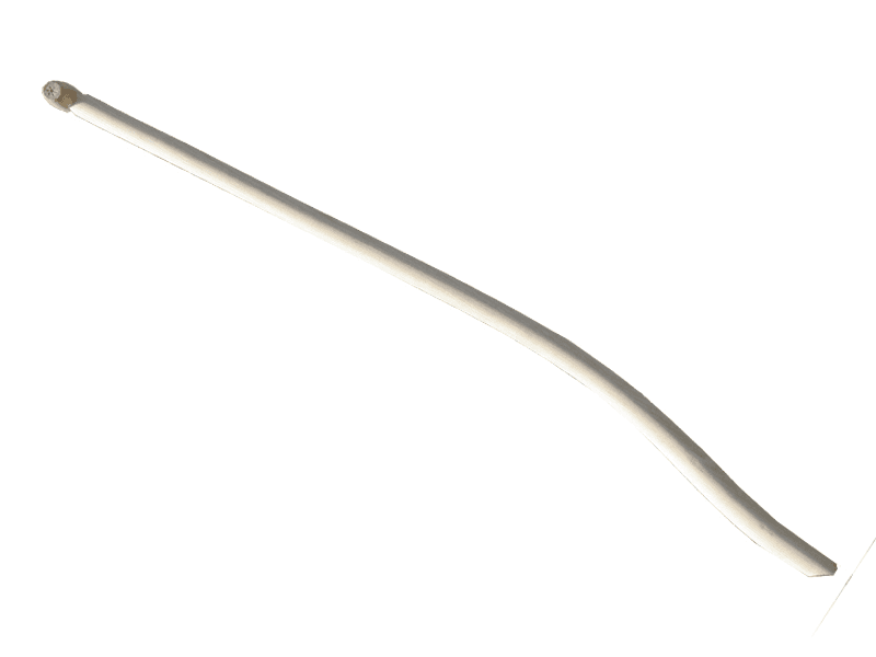 Schopsteel dubbelgebogen