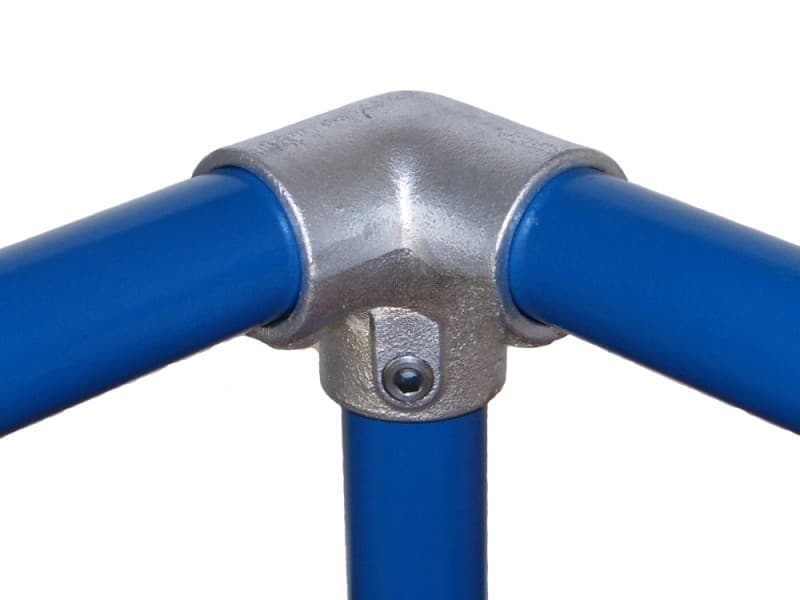 Buiskoppeling Interclamp IC-128 3-weg 90º elleboog 48 mm