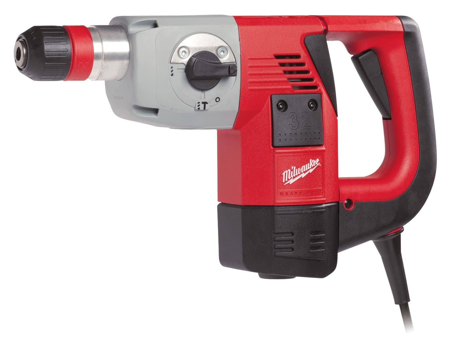 Milwaukee boorhamer PLH 32 XE SDS-plus 3,8J 32mm beitelstop FIXTEC