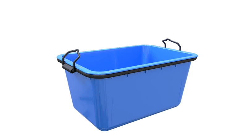 Speciekuip 200 liter met hijsbeugels | Blauw