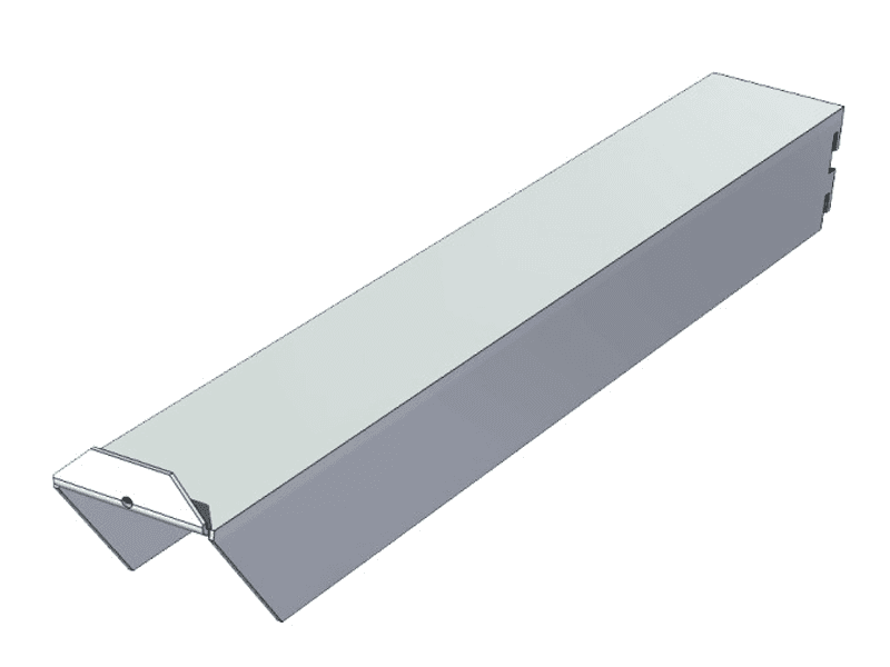 Plankdrager stelling voor materiaalcontainer