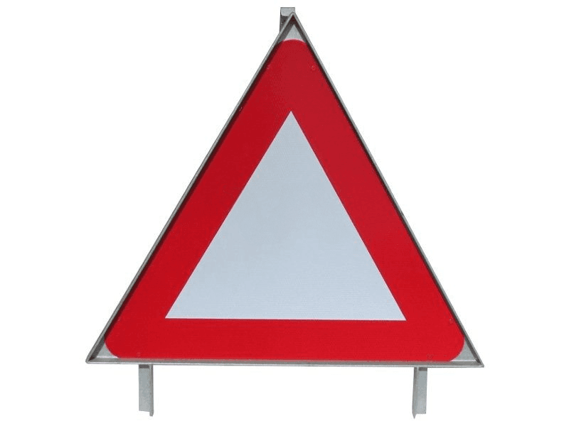 Vouwdriehoek driepoot gegalvaniseerd met B06