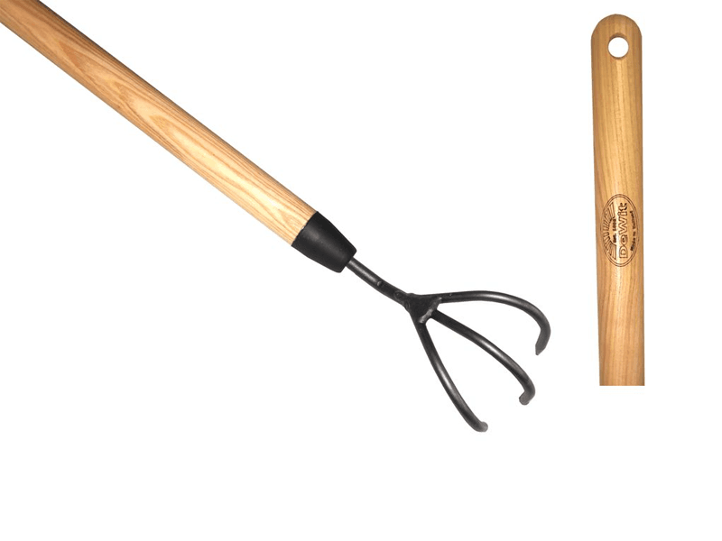 Cultivator 3 tands met essen steel 140 cm DeWit