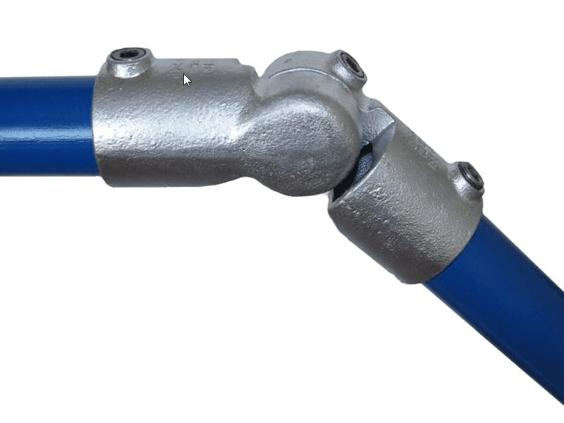 Buiskoppeling Interclamp IC-166 2-weg scharnierbus 48 mm