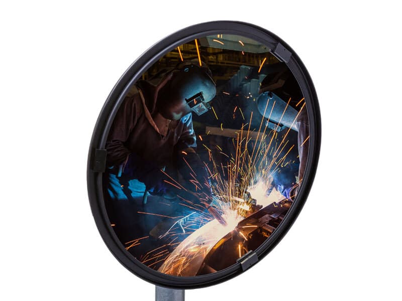 Industriespiegel polycarbonaat rond | Ø30