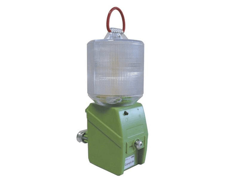 Knipperlamp LED Camplite + Blokbatterij