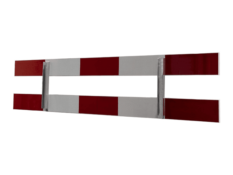 Afzethek 250cm glasvezel enkelzijdig