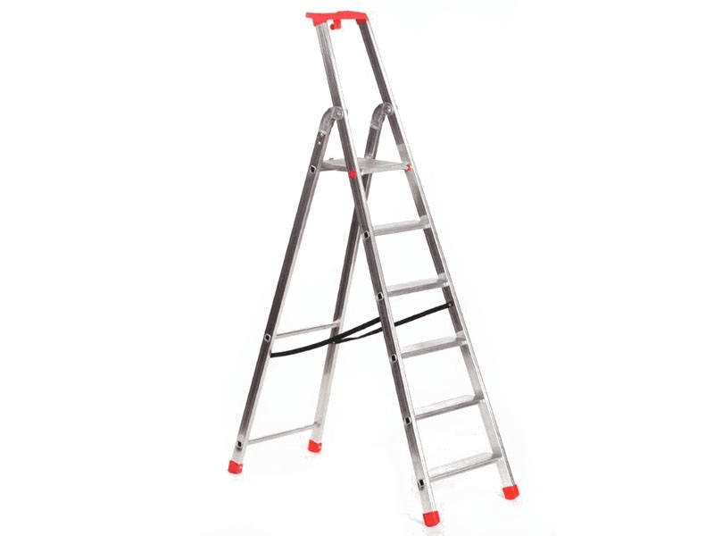 Aluminium trap Alu-Top 6 treden