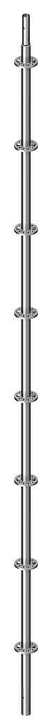 Layher LW staander 4.00m met pen
