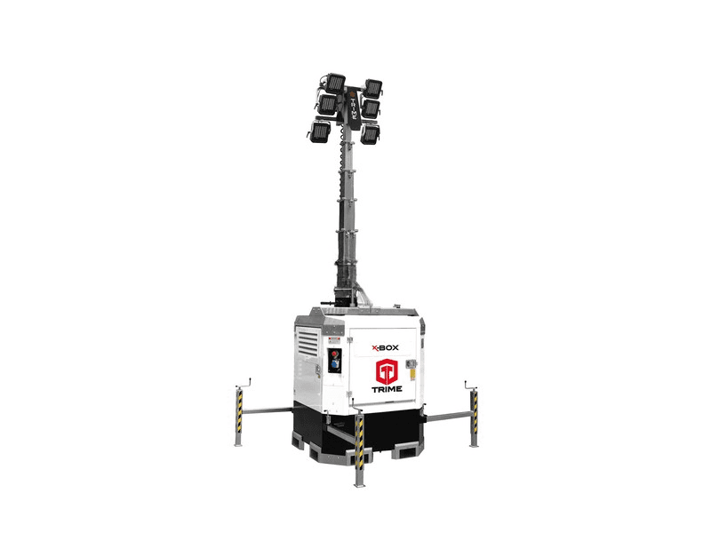 Lichtmast X-Box 6 x 160 Watt LED