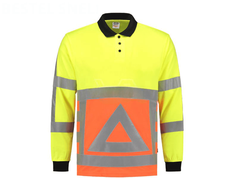 Poloshirt lange mouw Verkeersregelaar Tricorp