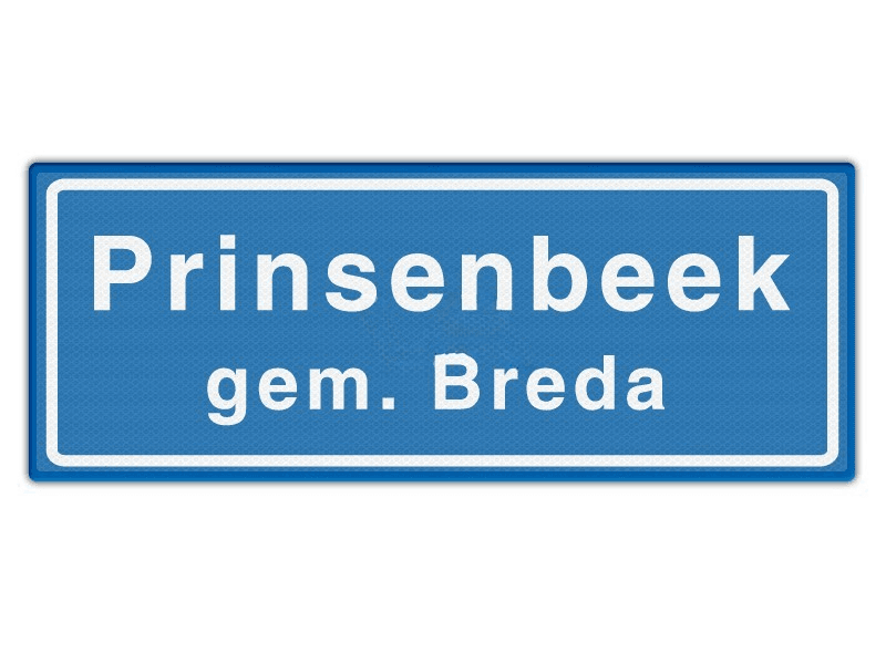 Plaatsnaambord H01b