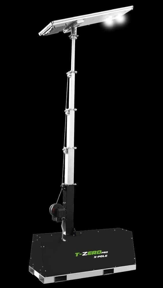 Lichtmast X-Pole Solar 2 x 30 Watt LED