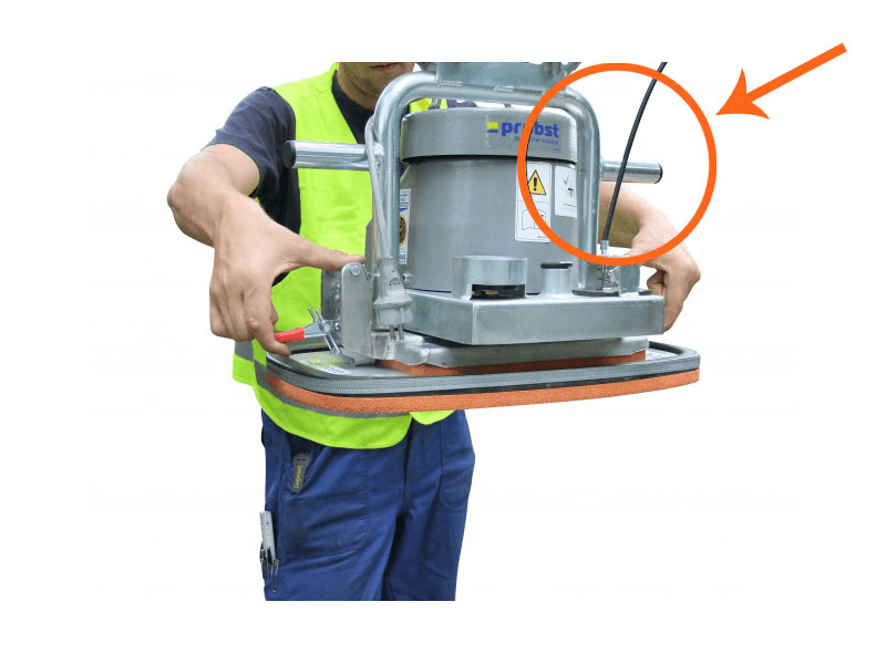 Tegeltiller Probst vacuüm Speedy bedienkabel ontluchting