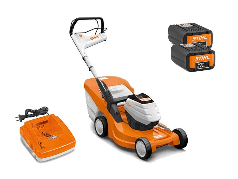 Grasmaaier op accu Stihl RMA 448.0 PC + accu AP 300 en snellader AL 300
