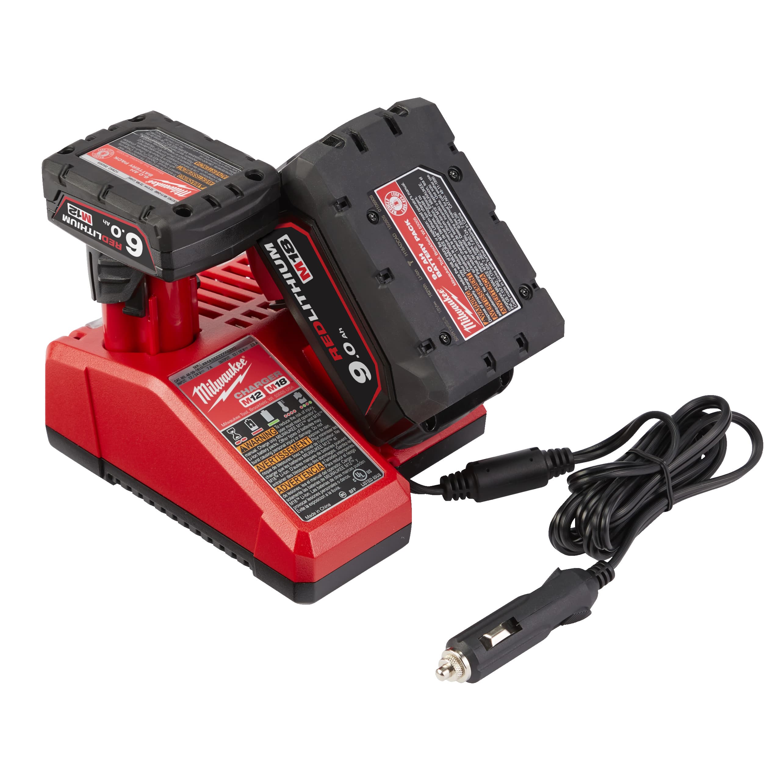 Milwaukee acculader M12-18 AC autolader