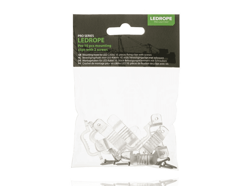 Lichtslang LedRope Pro bevestigingsclips | 10 stuks