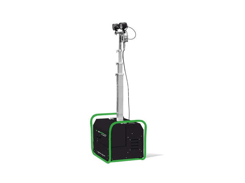 Lichtmast Trime X-Rail 2x 29W + 1x 13W LED | draagbaar