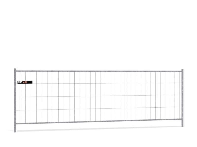 Bouwhek Laag model 3.50 x 1.20 m | Naverzinkt