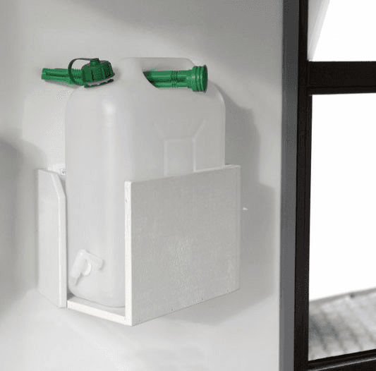 Jerrycan met houder schaftkeet BFR