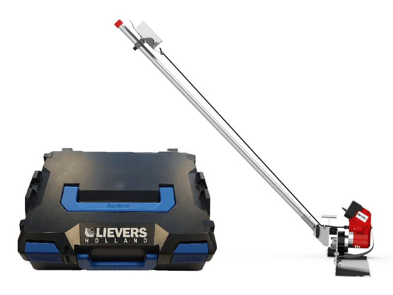 Afwerkspaan Lievers K150Li op accu in koffer