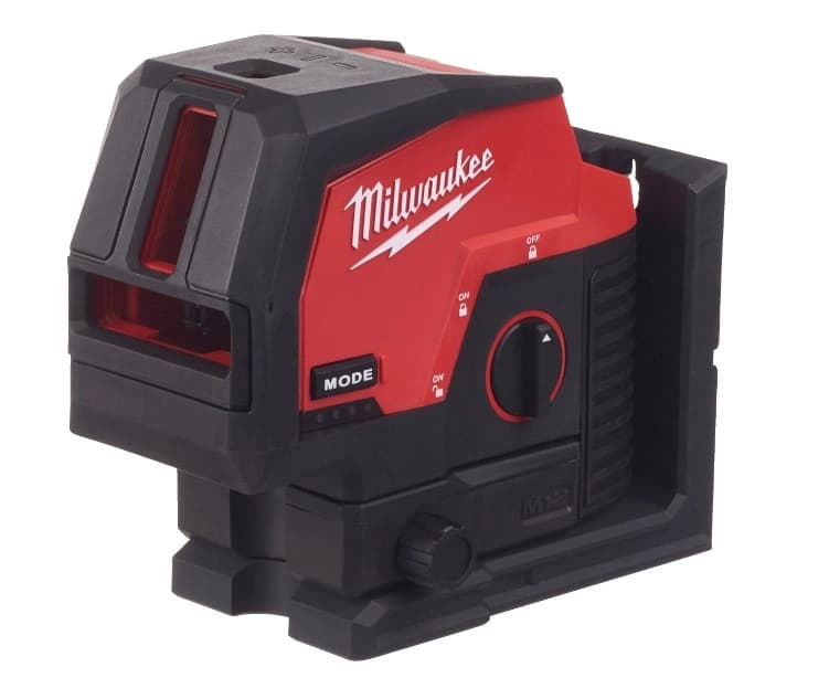 Milwaukee kruislijnlaser M12 CLLP-0C loodpunten groen koffer