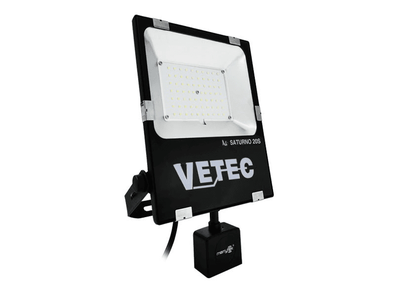 LED-bouwlamp Vetec 20 W kl1 Saturno 20S met sensor