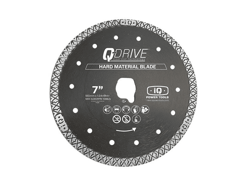 Diamantzaagblad iQ ø 180 mm Q-drive Hard