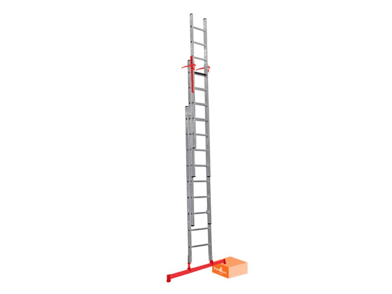 Schuifladder Pro 3 x 8 met Smart Level Top Safe Systeem