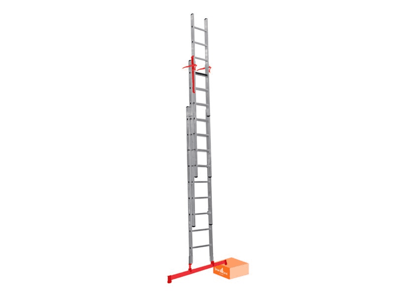 Schuifladder Pro 3 x 12 met Smart Level Top Safe Systeem