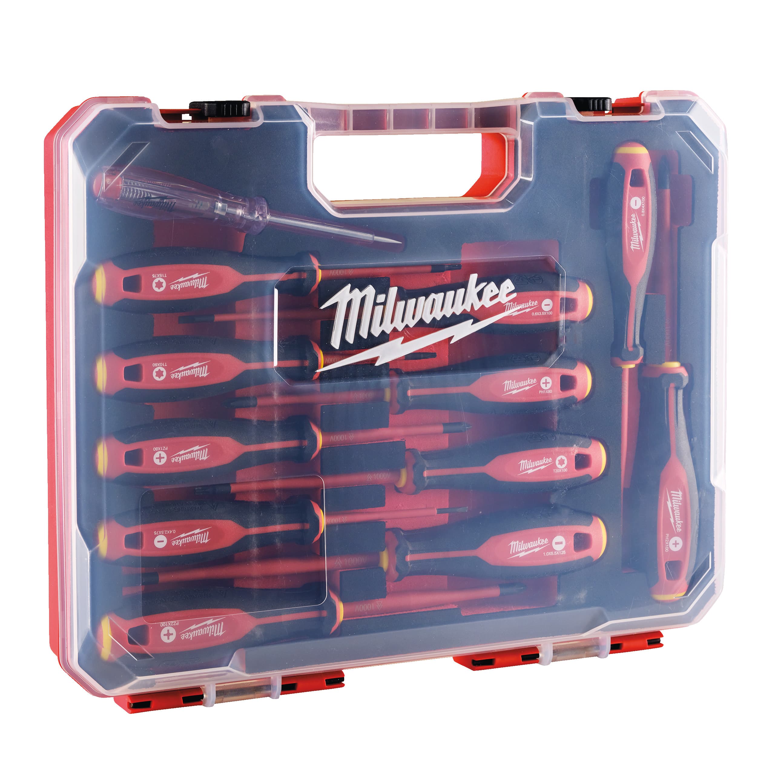 Milwaukee Schroevendraaierset VDE Tri-lobe SL/PH/PZ/T (12-delig)